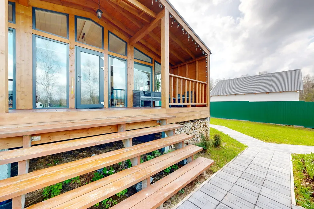 Дом с баней и чаном на участке 10 соток, Green island house