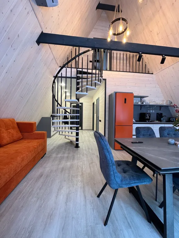 А-фрейм в лесу 100 кв м