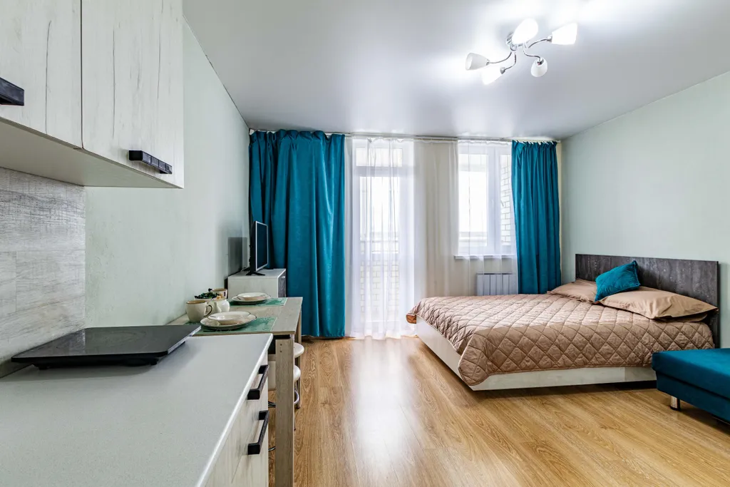 Квартира-студия с балконом — аренда посуточно в Верхняя Пышма