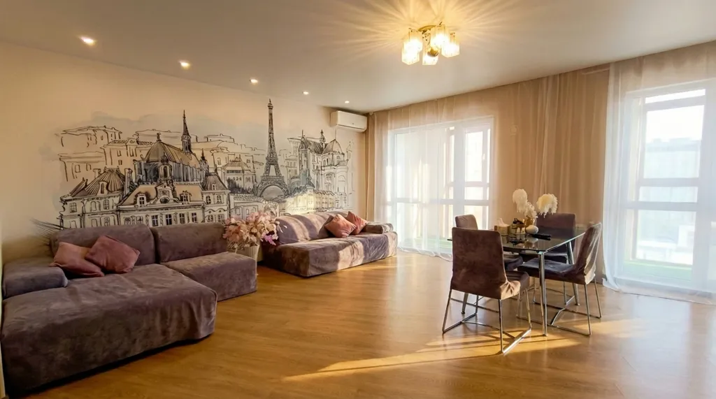 Апартаменты Париж в 8 минутах ходьбы от Ерофей Арена