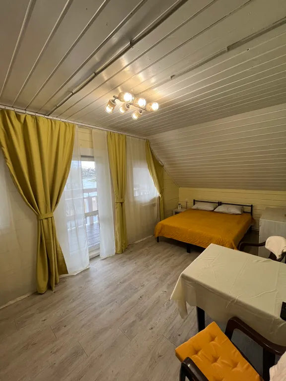 Домик на пруду, банька на дровах