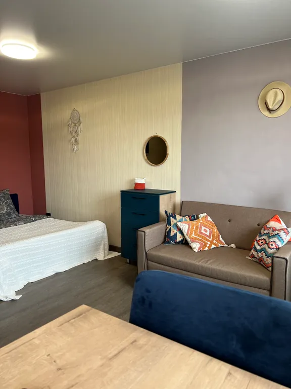 Студия с видом на вулканы в отличном районе города