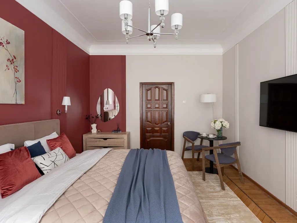 Четверка на Патриках в вишнёвых тонах