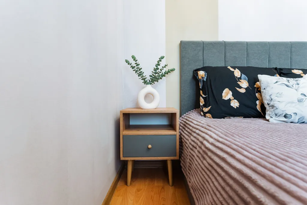 Квартира с четырьмя раздельными спальными местами.