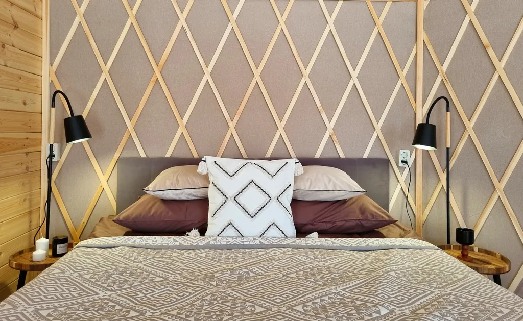 Комфортабельная юрта с панорамным окном, холодильником и микроволновко