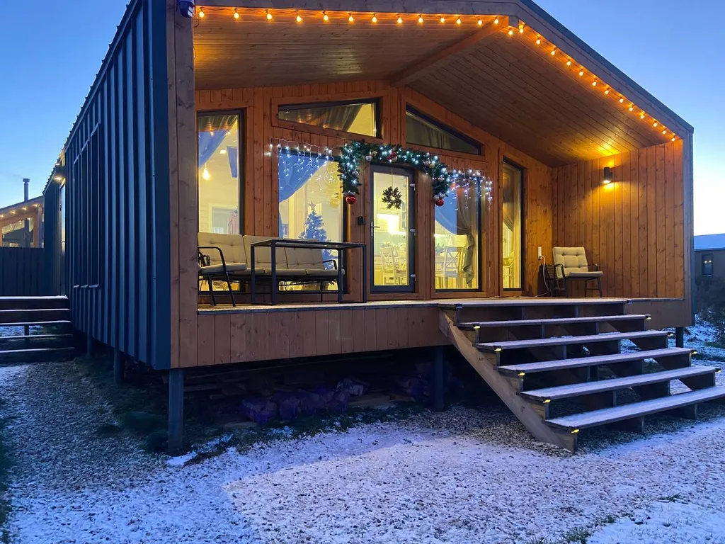 Домик Сказочный Лес с гриль-мангалом, костровой и большой сауной