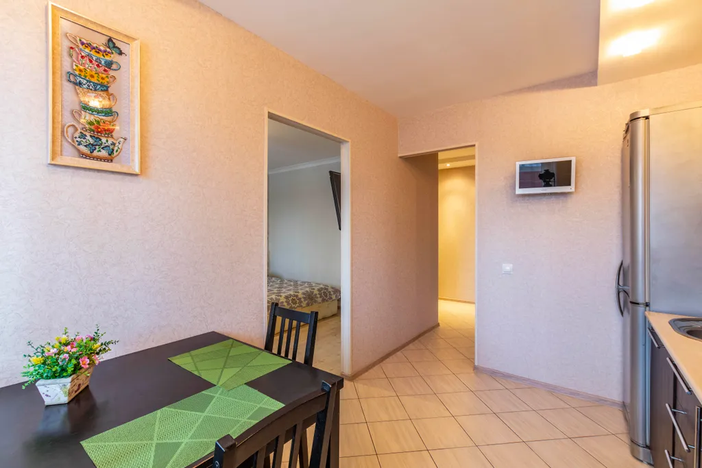 Квартира с балконом для командированных и отдыха