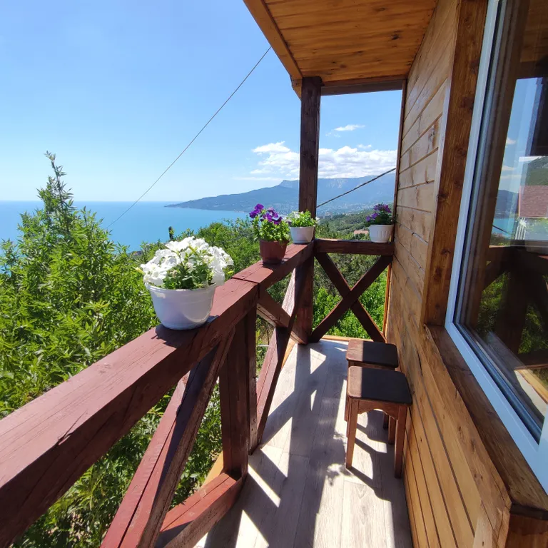 Панорамный новый сруб до 5 человек