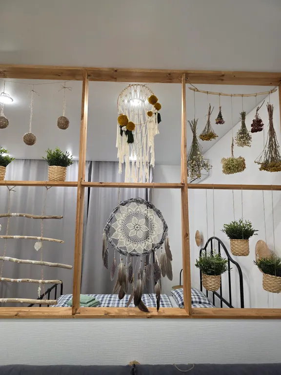 Необычная и уютная квартира-студия Бохо