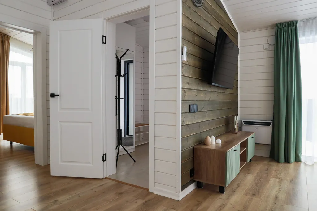 Стильный barnhouse с сауной