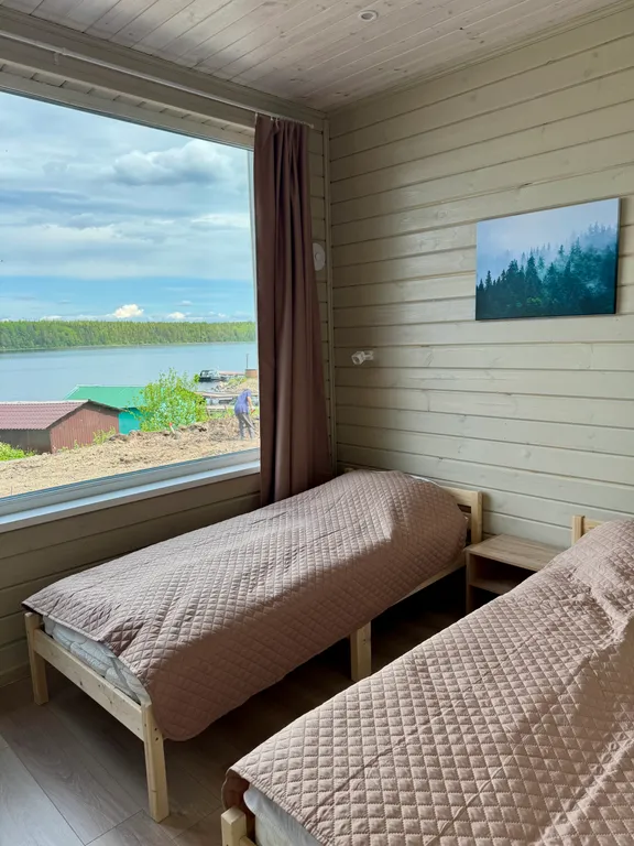 Коттедж Онежская Горка на берегу озера