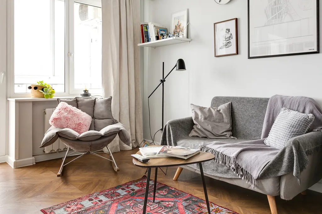 Скандинавская винтажная квартира Смарт Хост