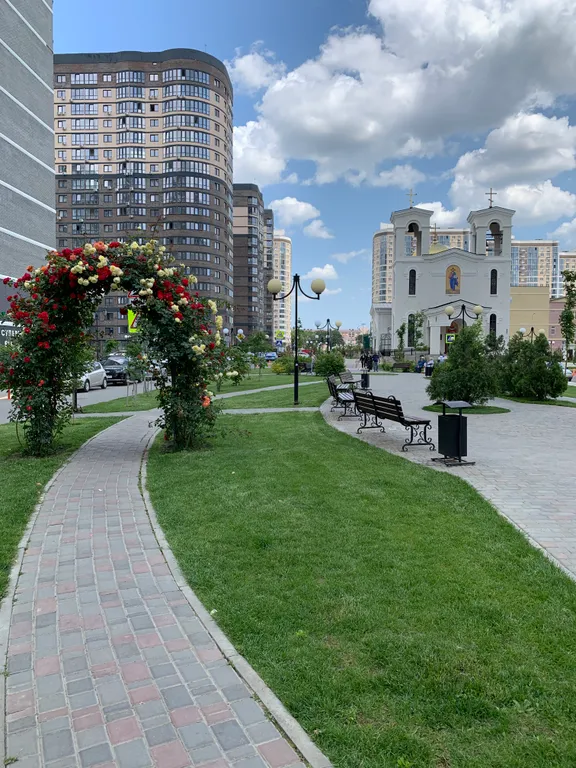 Квартира Квартира Красивая студия с удобным расположением — Краснодар