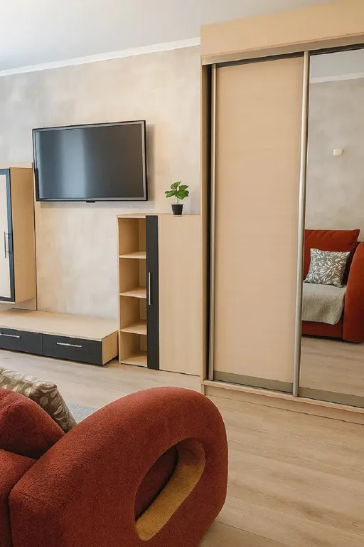 Однушка с видом на зеленый сад и пением птиц