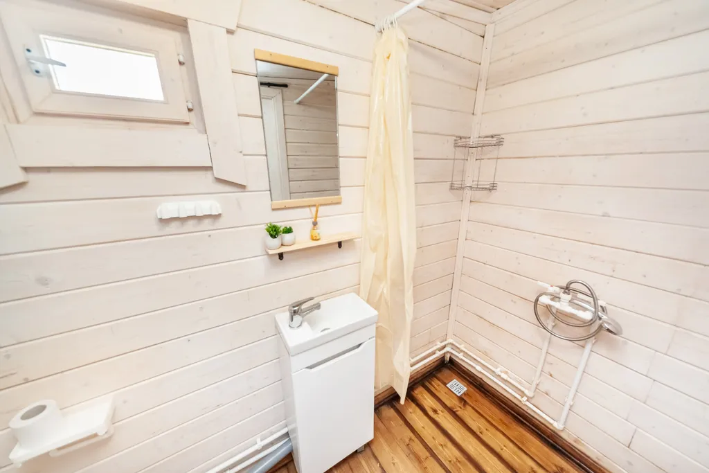 Домик на двоих с панорамным окном №2