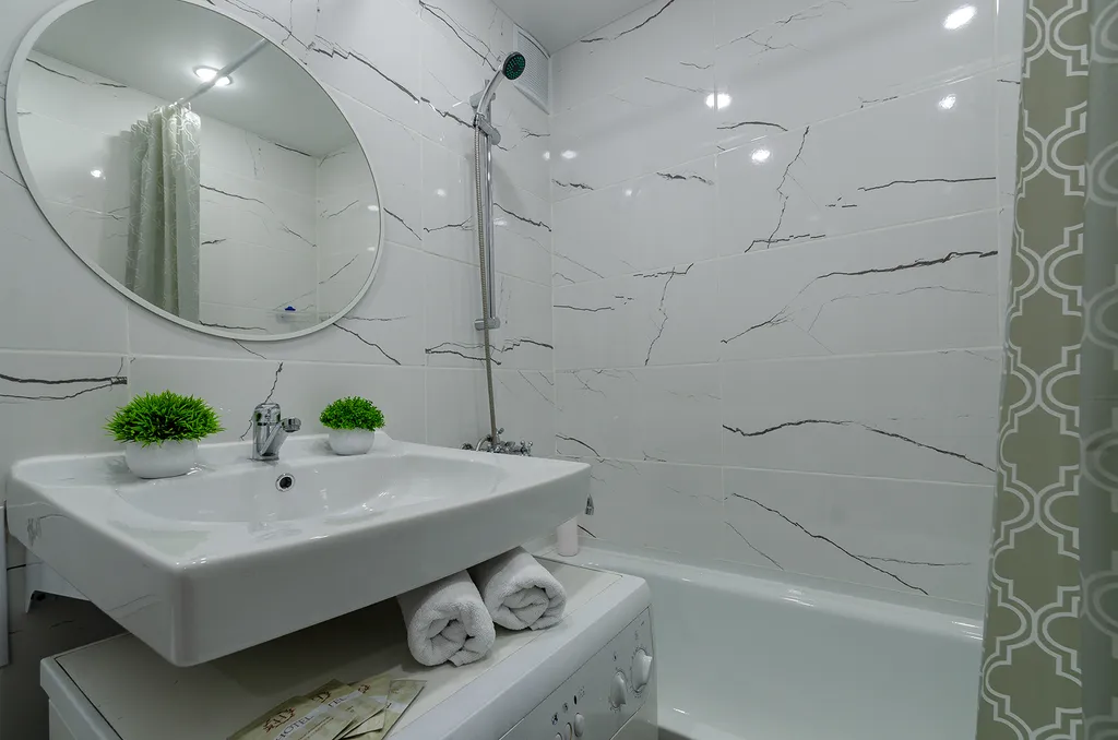 Аквамариновая 2 -комнатная с кондиционером