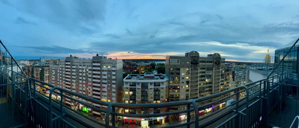 Квартира с панорамным видом на город