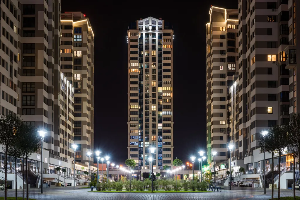 Новая студия с шикарным видом с 21 этажа рядом с ДанаМолл