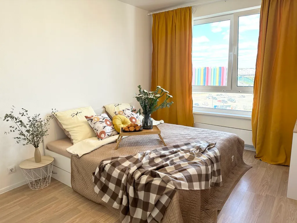 Светлая полноценная изолированная двухкомнатная квартира