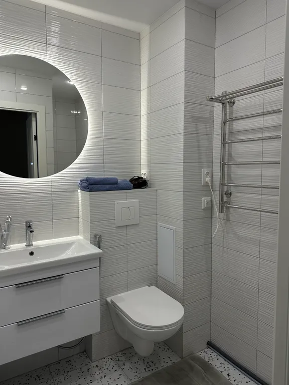 Новая светлая однокомнатная квартира в курортном районе