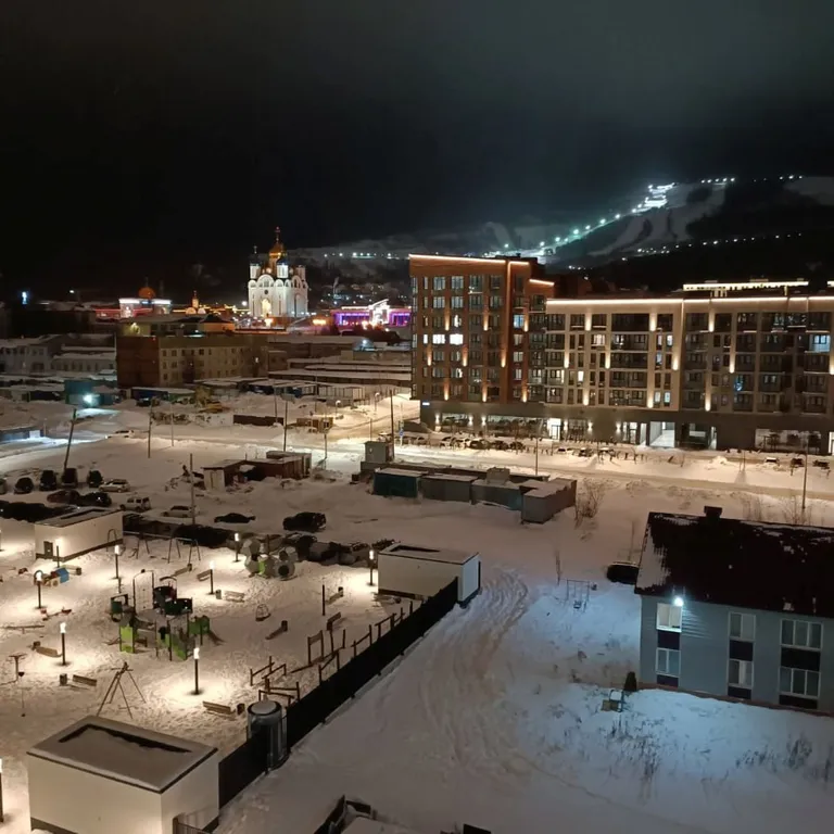 Студия в центре города с видом на "Горный воздух"