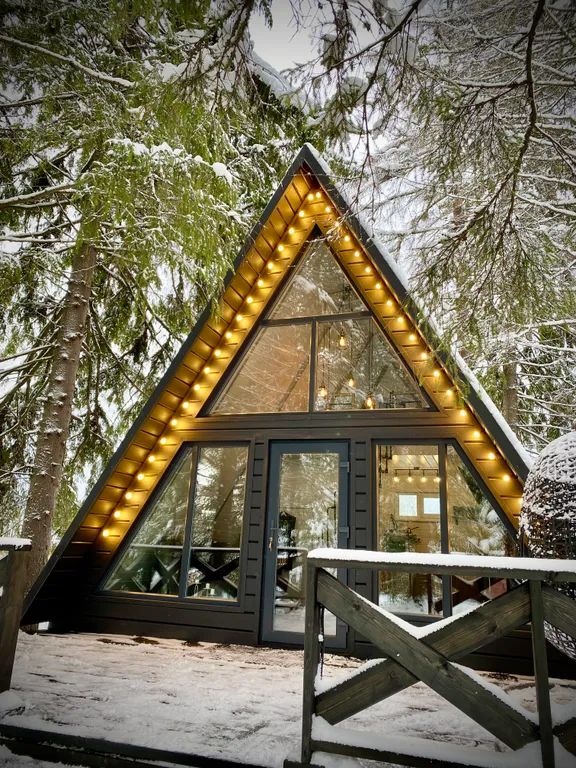 A-frame на Горе Белой