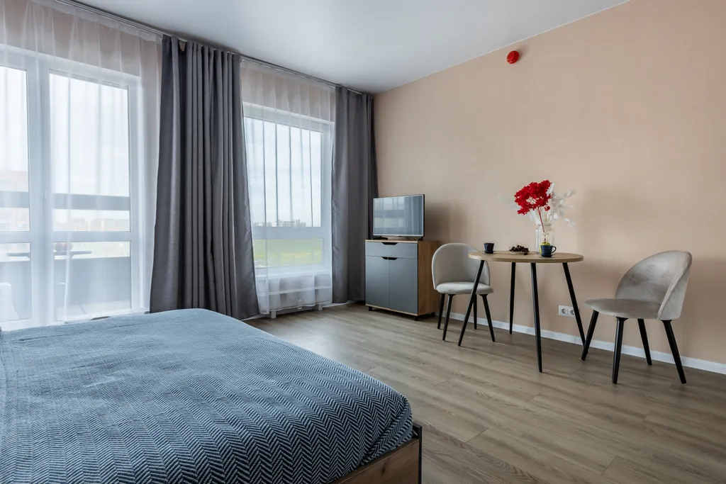 Студия комфорт с красивым видом