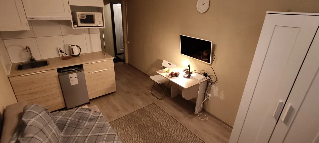 Уютная студия в скандинавском стиле