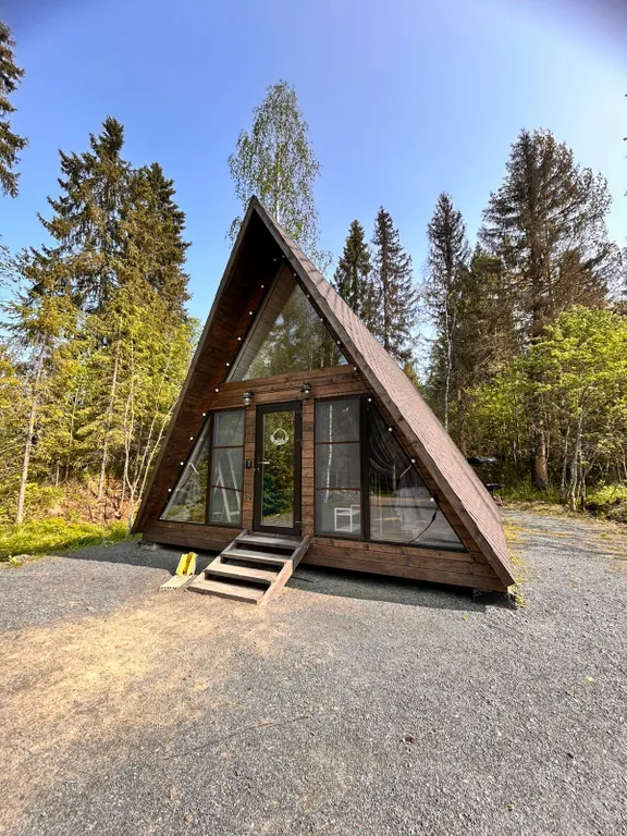 Коттедж А фрейм 2 c видом на лес — аренда посуточно в Рускеала