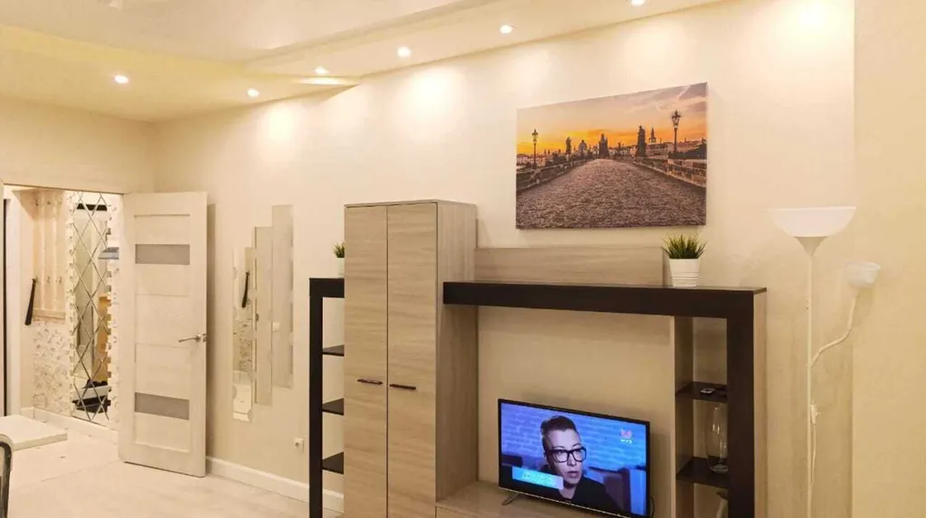 Квартира Квартира Квapтира-студия рядом с метро — Мурино