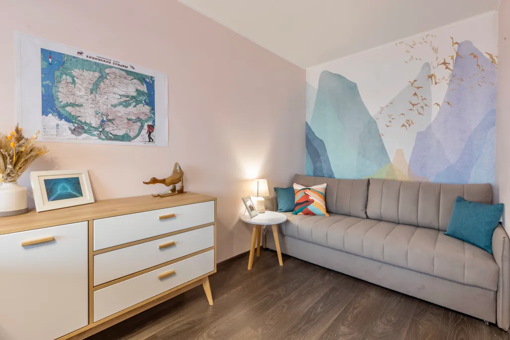 Уютная квартира с видом на озеро и горы