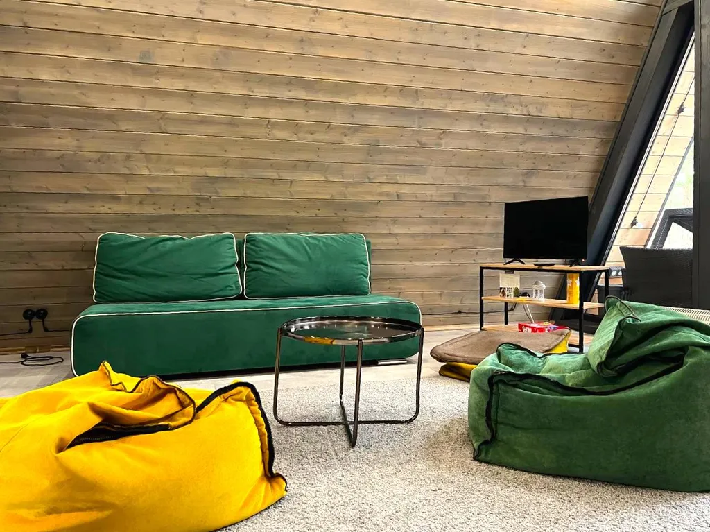 Домик 4 A-Frame с купелью 60 м2