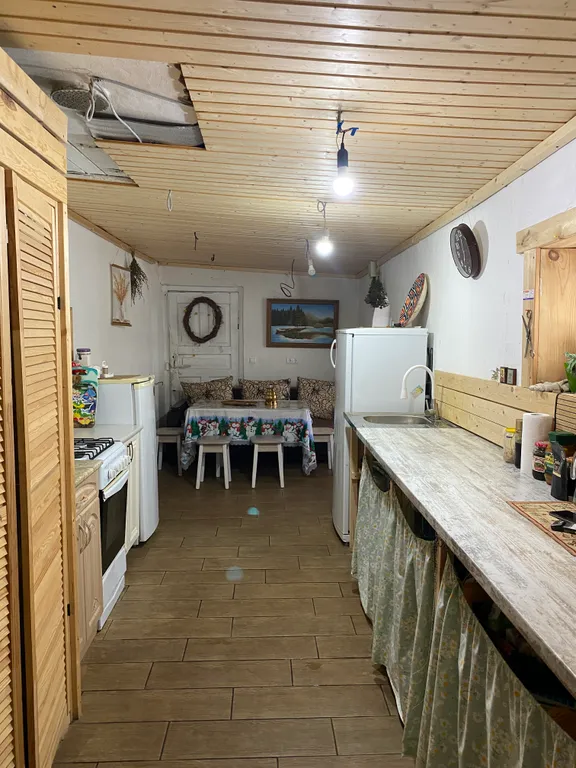 Дом с печкой, баней и речкой