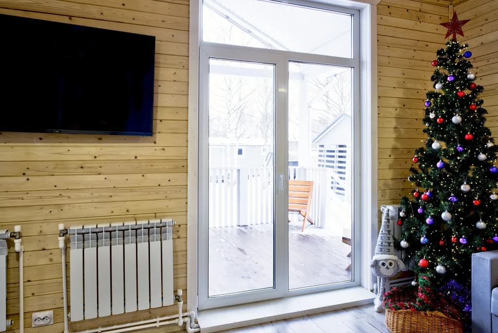 Дом с большой террасой, банным чаном и баней на дровах в окружении леса