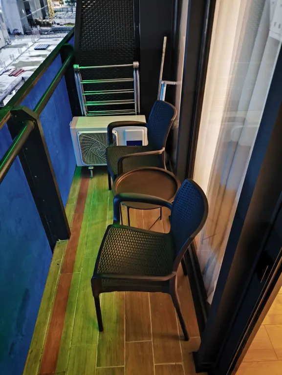 Апартамент-студия на первой линии от моря с танцующими фонтанами