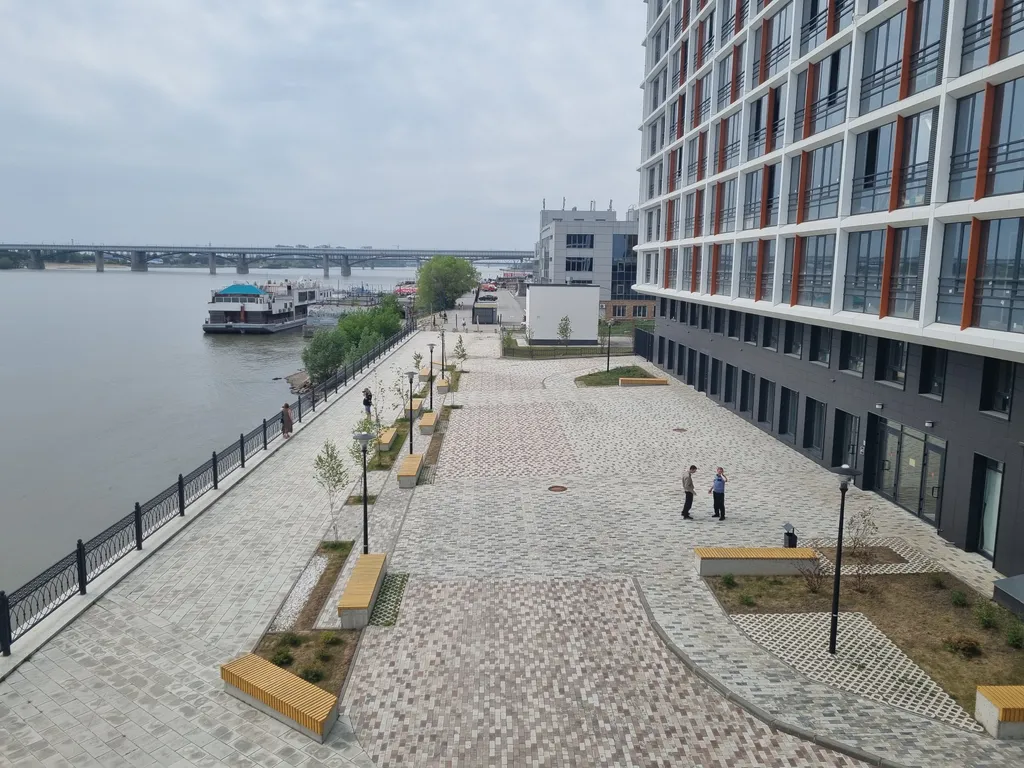 Апартаменты в Апарт Ривер с видом на реку