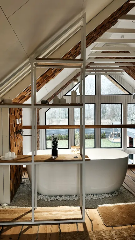 Коттедж Уютный дом с камином, чаном, мангальной зоной, видом на лес — Семеновское