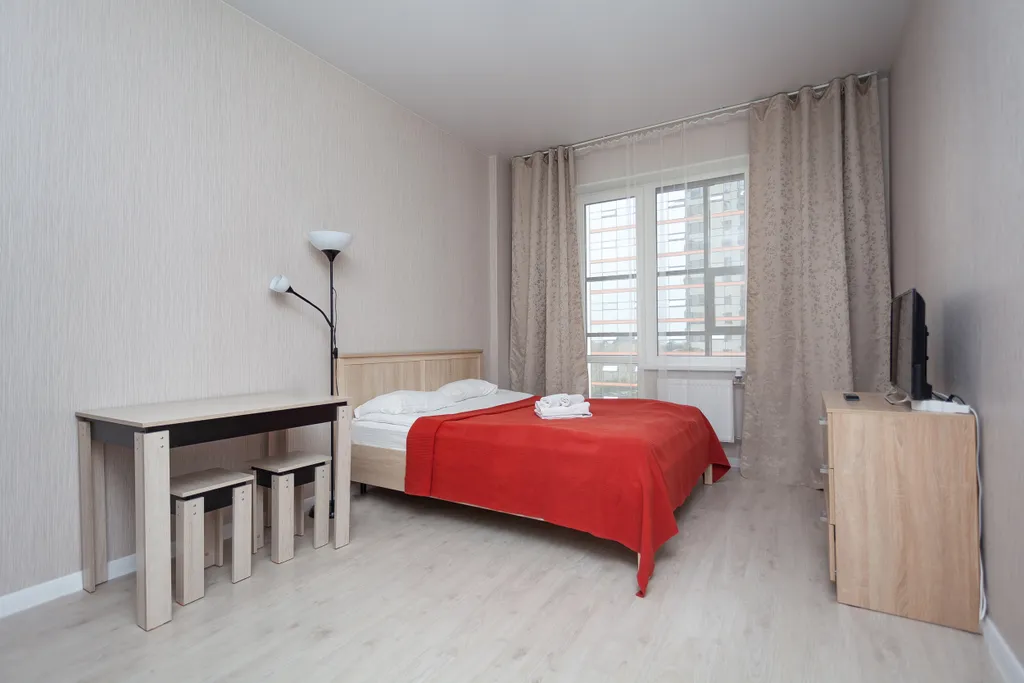 Квартира Квартира Студия в комплексе апартаментов Салют — Санкт-Петербург