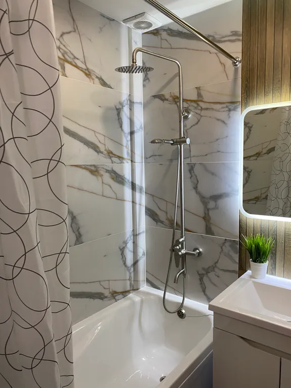 Новая квартира с видом на город