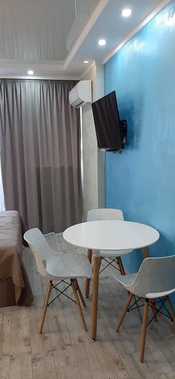 Студия с видом на море и парк