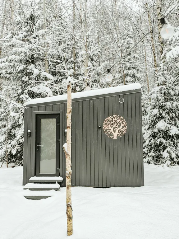 Уютный дом в лесу