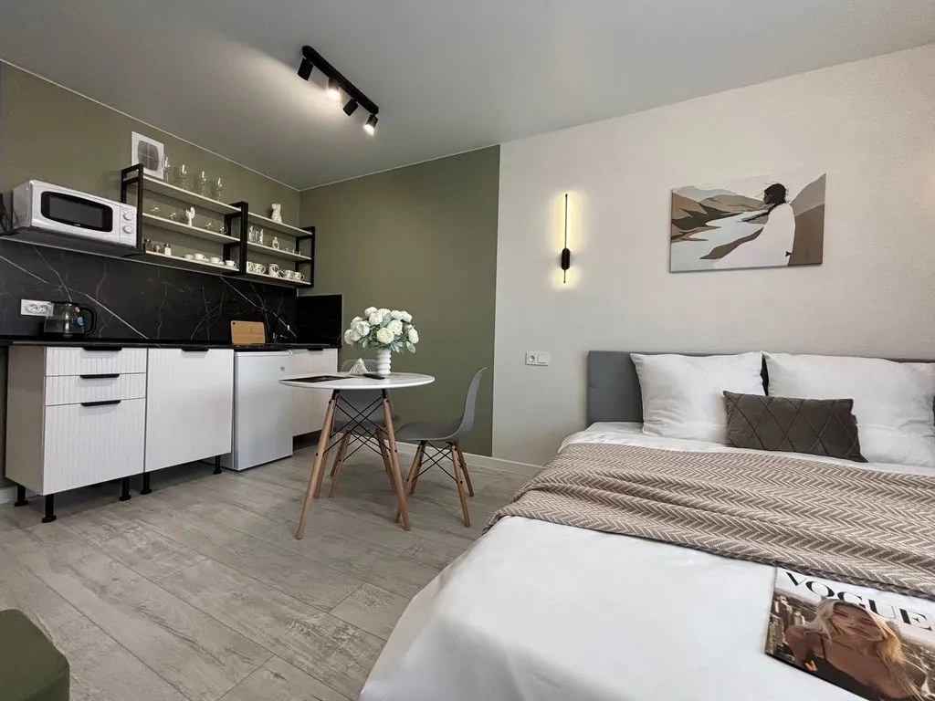 Квартира Квартира Эксклюзивная студия «Облако» рядом с самарскими термами — Самара