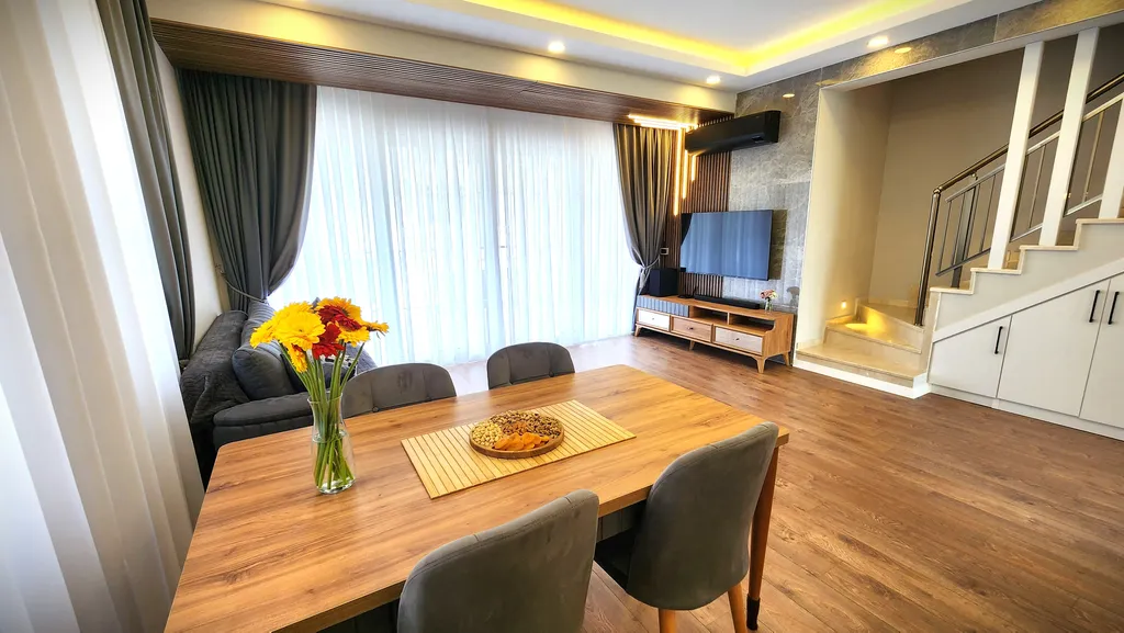 Новая вилла 3+1 Монтана Премиум в комплексе с бассейном