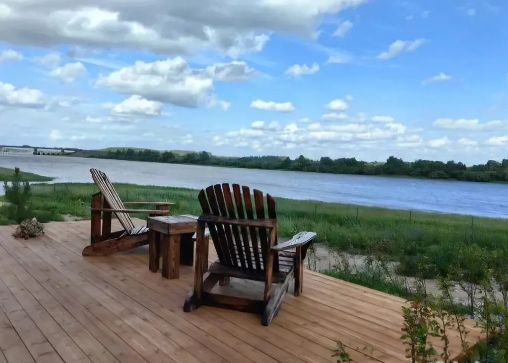 Гостевой дом на берегу реки