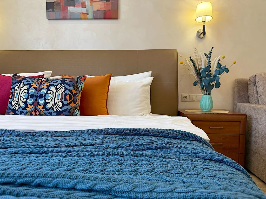 Апартамент Акваделюкс с бассейном, банями, пляжем, стоянкой