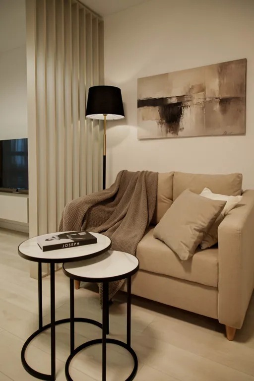 Дизайнерская студия с атмосферой бутик-отеля