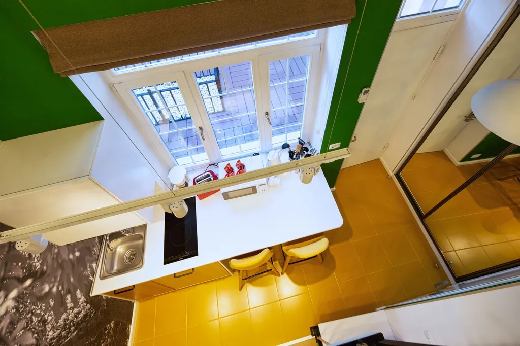 Апартамент на троих с частным внутренним двориком