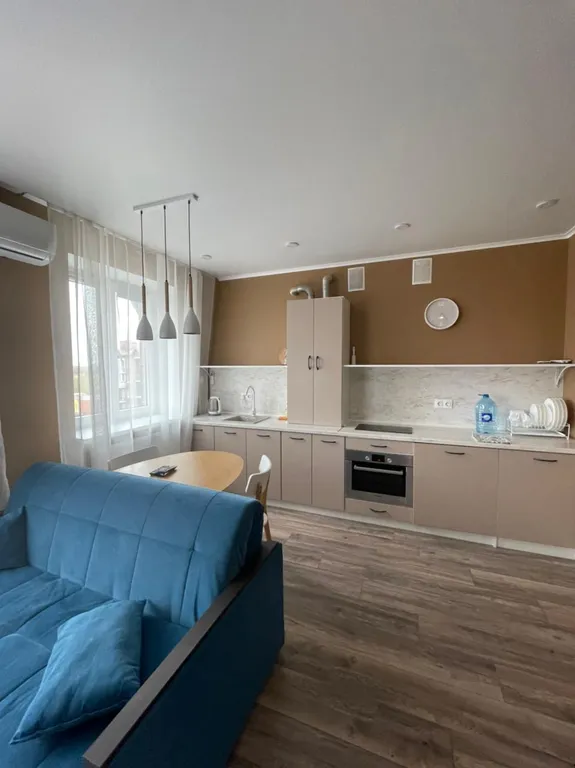 Студия с видом на море, дизайнерским ремонтом до пляжа 15 минут