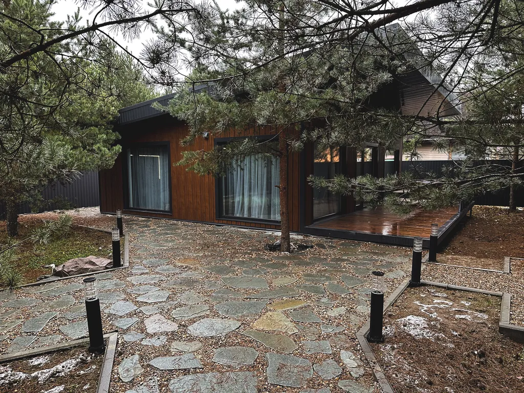 Коттедж Уютный гостевой дом с баней на дровах в сосновом лесу — Павловский Посад