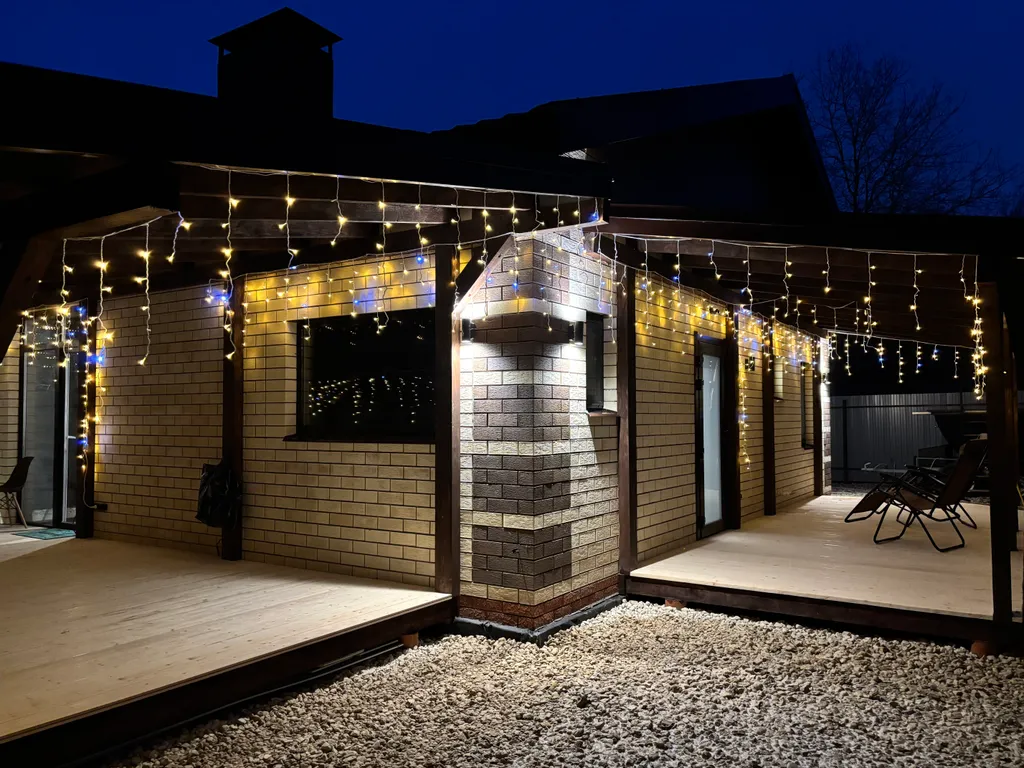 Загородный дом с баней и чаном